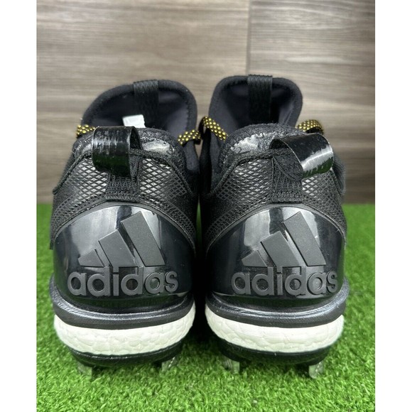 Adidas Energy Boost Icon 2.0 Metal Mens Baseball Cleats Black yellow 12.5 - Picture 4 of 6